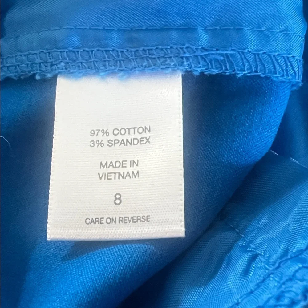 New York & Company Vibrant Blue Women's 🩳Bermudas